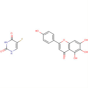 2,4(1H,3H)-Pyrimidinedione, 5-fluoro-, compd. with5,6,7-trihydroxy-2-(4-hydroxyphenyl)-4H-1-benzopyran-4-one (1:1)