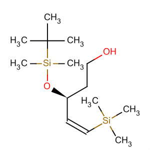 4-Penten-1-ol, 3-[[(1,1-dimethylethyl)dimethylsilyl]oxy]-5-(trimethylsilyl)-,(3S,4Z)- molecular structure