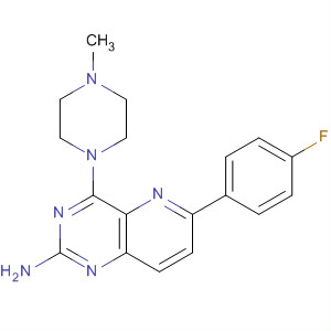Pyrido[3,2-d]pyrimidin-2-amine,6-(4-fluorophenyl)-4-(4-methyl-1-piperazinyl)-