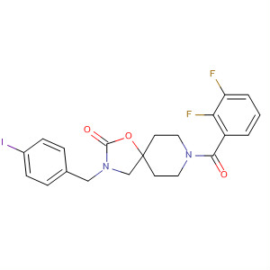 1-Oxa-3,8-diazaspiro[4.5]decan-2-one,8-(2,3-difluorobenzoyl)-3-[(4-iodophenyl)methyl]-