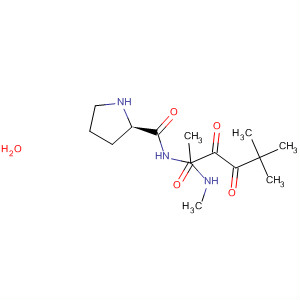 b-Alaninamide, 1-(2,2-dimethyl-1-oxopropyl)-L-prolyl-N-methyl-, hydrate(1:1)
