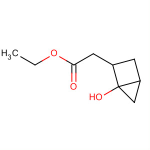 Bicyclo[2.1.0]pentane-2-acetic acid, 1-hydroxy-, ethyl ester molecular structure