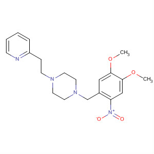 Piperazine,1-[(4,5-dimethoxy-2-nitrophenyl)methyl]-4-[2-(2-pyridinyl)ethyl]-