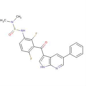Sulfamide,N'-[2,4-difluoro-3-[(5-phenyl-1H-pyrrolo[2,3-b]pyridin-3-yl)carbonyl]phenyl]-N,N-dimethyl-