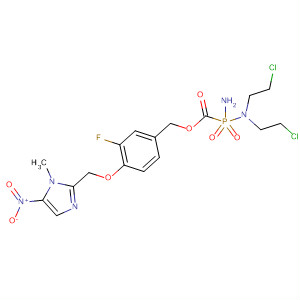 Phosphorodiamidic acid, N,N-bis(2-chloroethyl)-,[3-fluoro-4-[(1-methyl-5-nitro-1H-imidazol-2-yl)methoxy]phenyl]methylester
