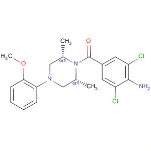 Methanone,(4-amino-3,5-dichlorophenyl)[(2R,6S)-4-(2-methoxyphenyl)-2,6-dimethyl-1-piperazinyl]-, rel-