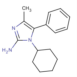 1H-Imidazol-2-amine, 1-cyclohexyl-4-methyl-5-phenyl-