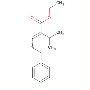 2-Pentenoic acid, 2-(1-methylethyl)-5-phenyl-, ethyl ester molecular structure