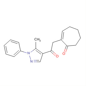 2-Cyclohepten-1-one,2-[2-(5-methyl-1-phenyl-1H-pyrazol-4-yl)-2-oxoethyl]-