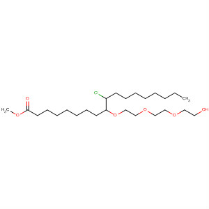 Octadecanoic acid, 10-chloro-9-[2-[2-(2-hydroxyethoxy)ethoxy]ethoxy]-,methyl ester