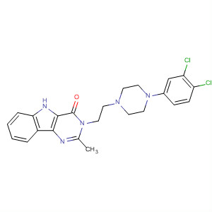 4H-Pyrimido[5,4-b]indol-4-one,3-[2-[4-(3,4-dichlorophenyl)-1-piperazinyl]ethyl]-3,5-dihydro-2-methyl-