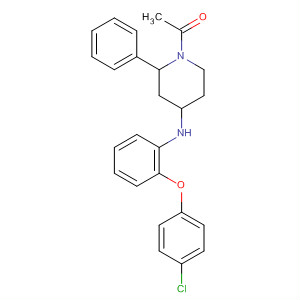 Ethanone,1-[4-[[2-(4-chlorophenoxy)phenyl]amino]-2-phenyl-1-piperidinyl]-