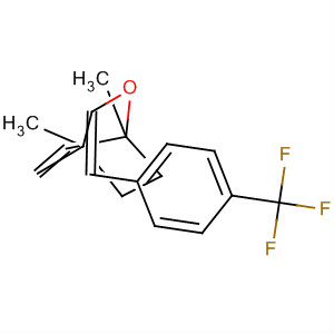 2-Oxabicyclo[2.2.2]oct-5-ene,1,4-dimethyl-3-[[4-(trifluoromethyl)phenyl]methylene]-, (3Z)- molecular structure