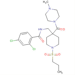 Benzamide,2,4-dichloro-N-[[4-[(4-methyl-1-piperazinyl)carbonyl]-1-(propylsulfonyl)-4-piperidinyl]methyl]-