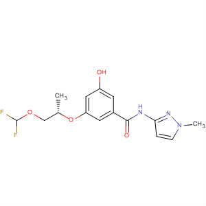 Benzamide,3-[(1S)-2-(difluoromethoxy)-1-methylethoxy]-5-hydroxy-N-(1-methyl-1H-pyrazol-3-yl)-