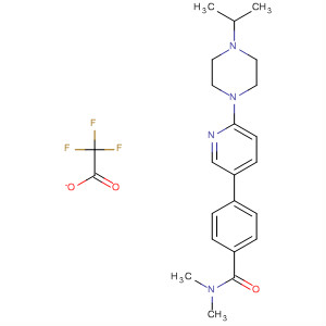 Benzamide,N,N-dimethyl-4-[6-[4-(1-methylethyl)-1-piperazinyl]-3-pyridinyl]-,2,2,2-trifluoroacetate (1:1)