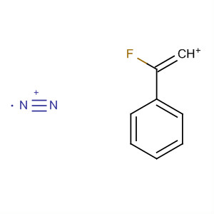 Ethenylium, 2-(4-diazoniophenyl)-2-fluoro- molecular structure