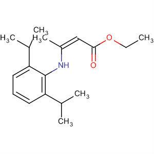 2-Butenoic acid, 3-[[2,6-bis(1-methylethyl)phenyl]amino]-, ethyl ester,(2Z)-