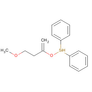 Benzene, 1,1'-[(3-methoxy-1-methylenepropoxy)silylene]bis- molecular structure