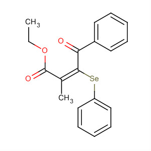 2-Butenoic acid, 2-methyl-4-oxo-4-phenyl-3-(phenylseleno)-, ethyl ester,(2E)-