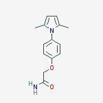 2-[4-(2,5-dimethylpyrrol-1-yl)phenoxy]acetamide