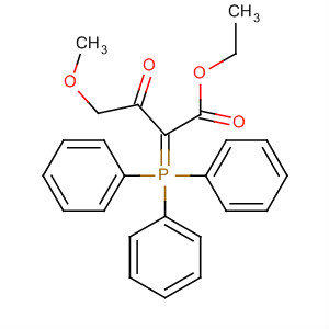 Butanoic acid, 4-methoxy-3-oxo-2-(triphenylphosphoranylidene)-, ethylester molecular structure