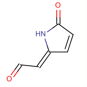 Acetaldehyde, 2-(1,5-dihydro-5-oxo-2H-pyrrol-2-ylidene)-, (2Z)- molecular structure