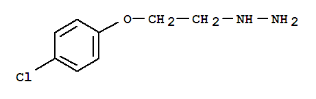 [2-(4-CHLOROPHENOXY)ETHYL]HYDRAZINE molecular structure