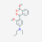 Benzoic acid, 2-[4-(ethylpropylamino)-2-hydroxybenzoyl]- molecular structure