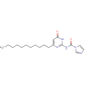 1H-Imidazole-1-carboxamide,N-(1,6-dihydro-6-oxo-4-undecyl-2-pyrimidinyl)- molecular structure