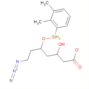 1-Pentanol, 5-azido-3-[(dimethylphenylsilyl)oxy]-, 1-acetate, (3S)- molecular structure