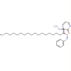 2(1H)-Pyridinone, [1-(phenylazo)octadecylidene]hydrazone molecular structure