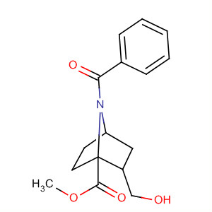 7-Azabicyclo[2.2.1]heptane-1-carboxylic acid,7-benzoyl-2-(hydroxymethyl)-, methyl ester, (1S,2S,4R)- molecular structure