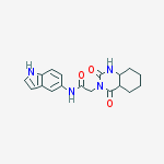 3-Piperidinecarboxamide, 1-(1H-indol-6-ylcarbonyl)-N-[4-(trifluoromethoxy)phenyl]- molecular structure