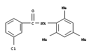 3-Chloro-N-mesitylbenzamide molecular structure