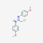 (1E)-2-chloro-N,N'-bis(4-methoxyphenyl)ethanimidamide molecular structure