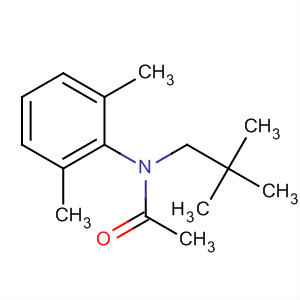Acetamide, N-(2,6-dimethylphenyl)-N-(2,2-dimethylpropyl)- molecular structure
