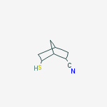 Bicyclo[2.2.1]heptane-2-carbonitrile,  6-mercapto- molecular structure