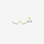 2-[(ethylsulfanyl)methyl]thiirane molecular structure