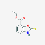 2-Mercaptobenzooxazole-7-carboxylic acid ethyl ester