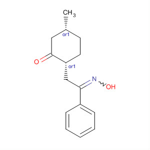 Cyclohexanone, 2-[2-(hydroxyimino)-2-phenylethyl]-5-methyl-, cis-