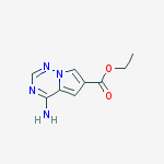 Ethyl 4-aminopyrrolo[2,1-f][1,2,4]triazine-6-carboxylate