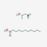 1-aminopropan-2-ol;undecanoic Acid molecular structure