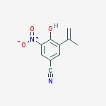 4-hydroxy-3-nitro-5-(prop-1-en-2-yl)benzonitrile
