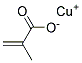 copper(1+) methacrylate molecular structure