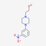 2-(4-(3-Nitrophenyl)piperazin-1-yl)ethanol molecular structure