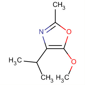 Oxazole, 5-methoxy-2-methyl-4-(1-methylethyl)- molecular structure
