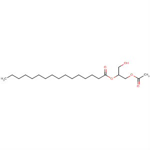 Hexadecanoic acid, 2-(acetyloxy)-1-(hydroxymethyl)ethyl ester molecular structure