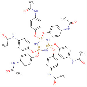 1,3,5,2,4,6-Triazatriphosphorine,2,2,4,4,6,6-hexakis[4-(acetylamino)phenoxy]-2,2,4,4,6,6-hexahydro-