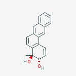 (3S,4S)-4-methyl-3,4-dihydrotetraphene-3,4-diol molecular structure